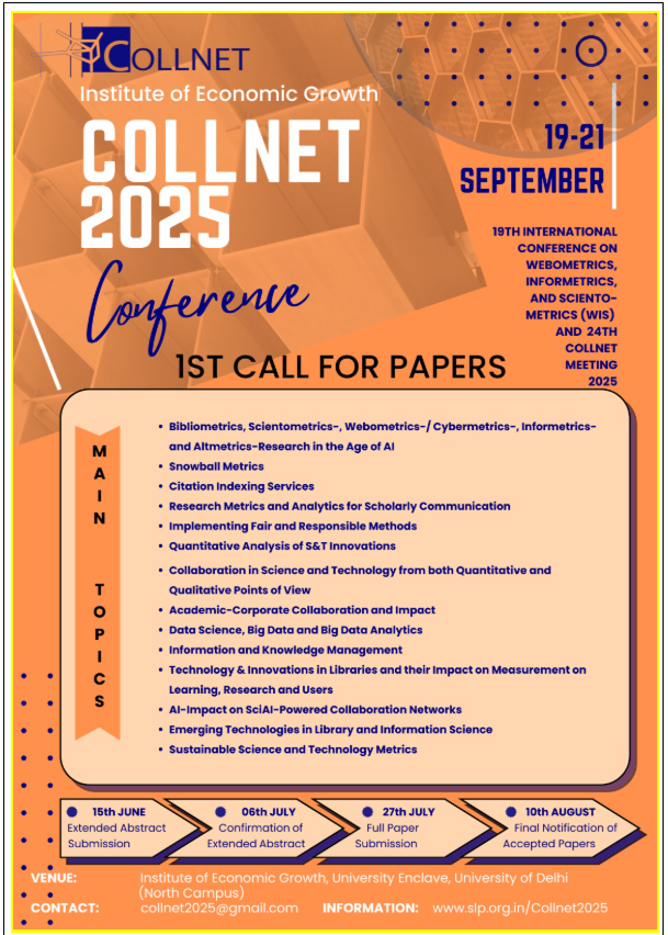 Submit Your Research to COLLNET 2025